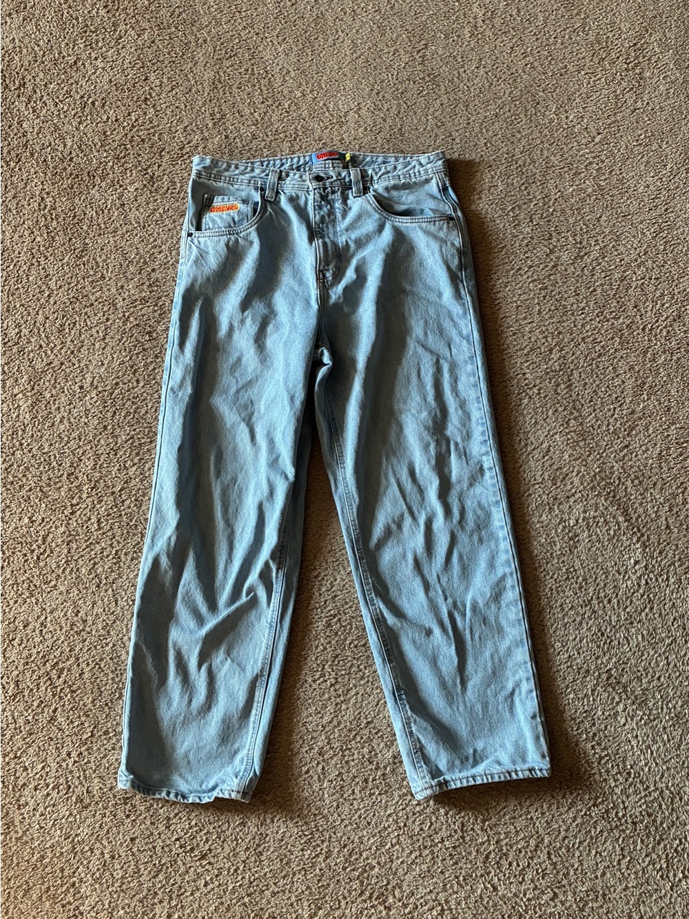 Light blue baggy empyre jeans